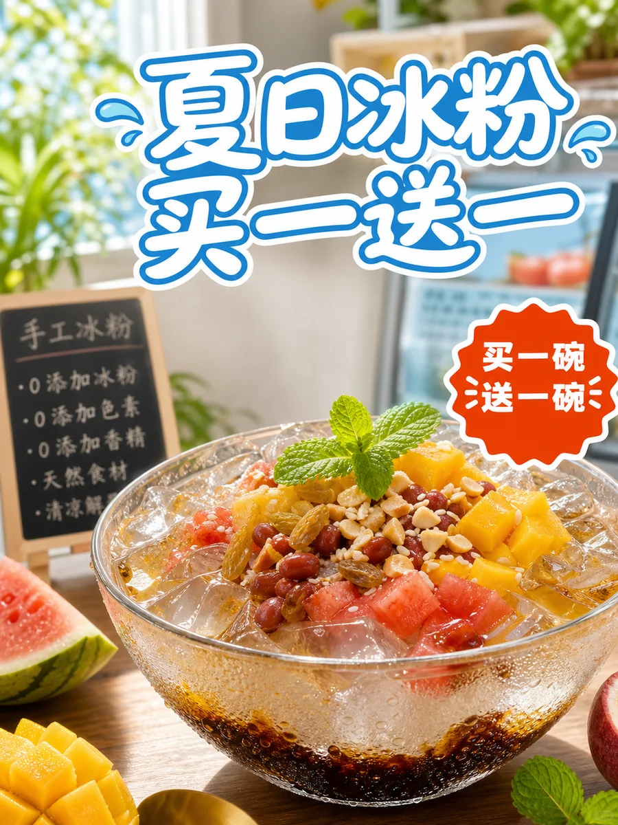 餐饮促销海报案例